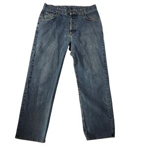 Hurley Denim Jeans Mens 36 Blue Good Straight‎ Leg Medium Wash Skate Surf